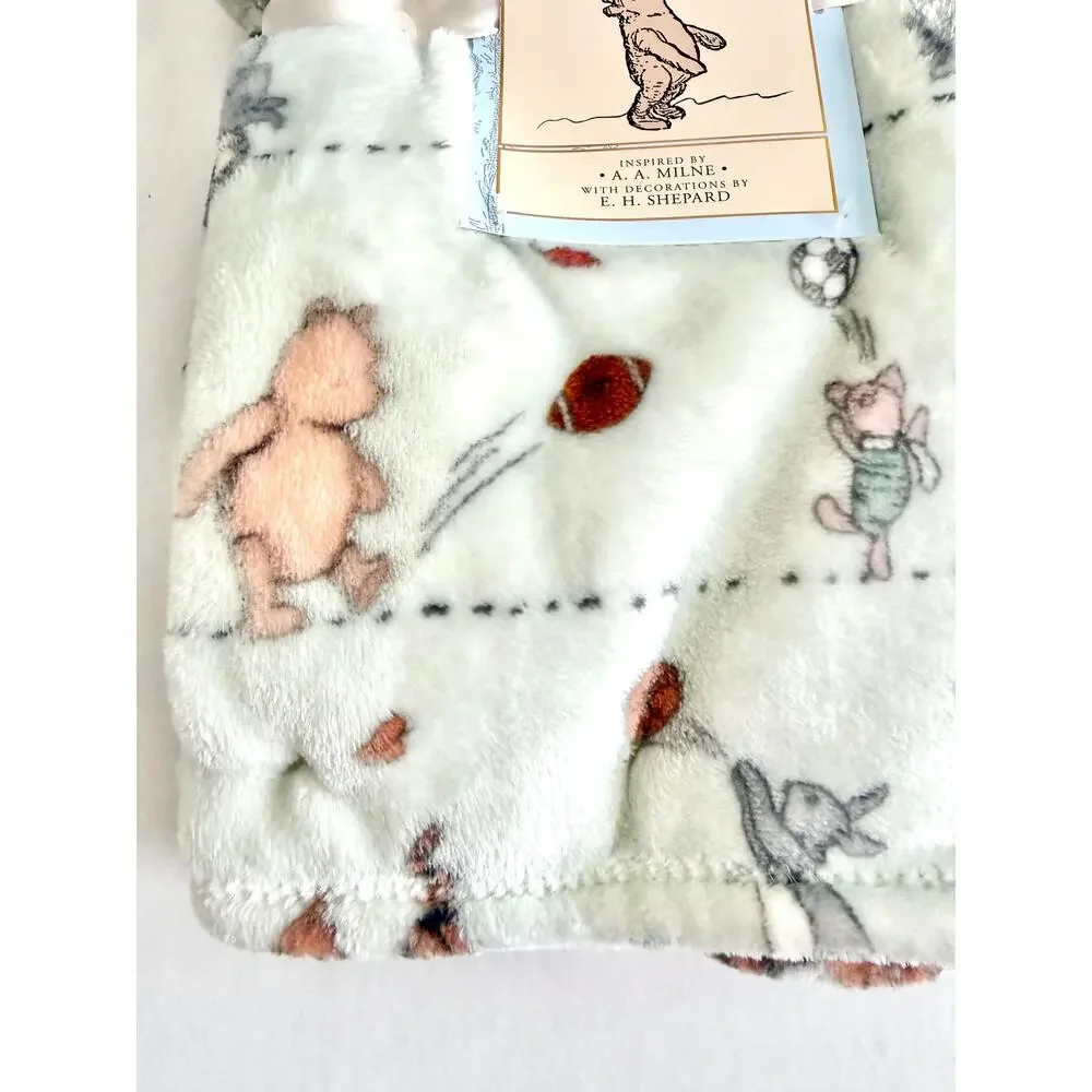 New Pooh Bear Collection Winnie The Pooh Sports Baby Blanket 30